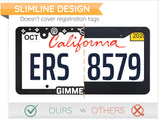 "Gimme Space" - License Plate Frame by Wonder Plate Frames™