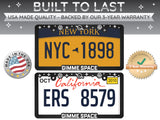 "Gimme Space" - License Plate Frame by Wonder Plate Frames™