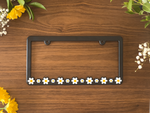 "Daisy" - Raised License Plate Frame by Wonder Plate Frames™