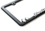"Adventure Awaits" - Raised License Plate Frame by Wonder Plate Frames™