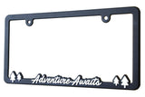 "Adventure Awaits" - Raised License Plate Frame by Wonder Plate Frames™
