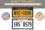 "Beach Please" License Plate Frame by Wonder Plate Frames™