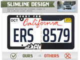"AWD All Wheel Drive - Ready for Anything" - Raised License Plate Frame by Wonder Plate Frames™
