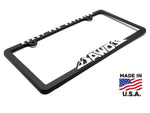 "AWD All Wheel Drive - Ready for Anything" - Raised License Plate Frame by Wonder Plate Frames™