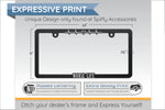 "Nurse Life" - Raised License Plate Frame by Wonder Plate Frames™