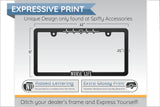 "Nurse Life" - Raised License Plate Frame by Wonder Plate Frames™