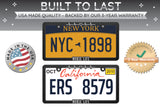 "Nurse Life" - Raised License Plate Frame by Wonder Plate Frames™