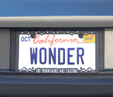 "Mountains are Calling" - License Plate Frame by Wonder Plate Frames™